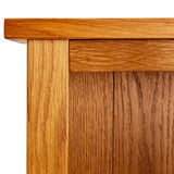 7-Tier Bookcase 90x22.5x200 cm Solid Oak Wood