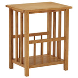 Magazine Table 45x35x55 cm Solid Oak Wood