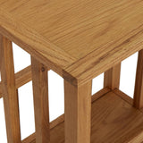 Magazine Table 45x35x55 cm Solid Oak Wood - 45-Degree Angle