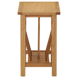 Magazine Table 45x27x42 cm Solid Oak Wood