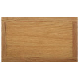 Magazine Table 45x27x42 cm Solid Oak Wood - Top-Down View