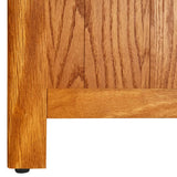 Bookcase 45x22.5x82 cm Solid Oak Wood - 45-Degree Angle