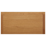 Cupboard 70x35x75 cm Solid Oak Wood