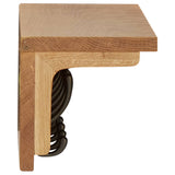 Coat Rack 60x16x16 cm Solid Oak Wood