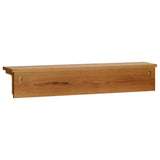 Coat Rack 90x16x16 cm Solid Oak Wood - Top-Down View