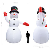 Christmas Inflatable Snowman with LED IP44 600 cm XXL - Extra Image