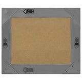 Wall Mirror Baroque Style 50x40 cm Black - Side View