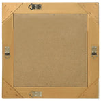 Wall Mirror Baroque Style 50x50 cm Gold