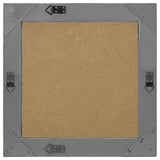Wall Mirror Baroque Style 50x50 cm Black