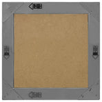 Wall Mirror Baroque Style 50x50 cm Black