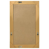 Wall Mirror Baroque Style 50x80 cm Gold