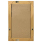 Wall Mirror Baroque Style 50x80 cm Gold