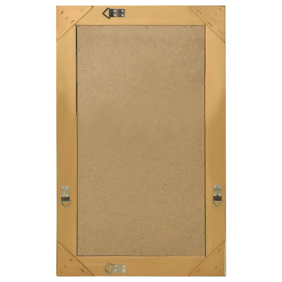 Wall Mirror Baroque Style 50x80 cm Gold