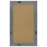 Wall Mirror Baroque Style 50x80 cm Black - Side View