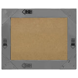 Wall Mirror Baroque Style 60x40 cm Black