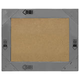 Wall Mirror Baroque Style 60x40 cm Black - Side View