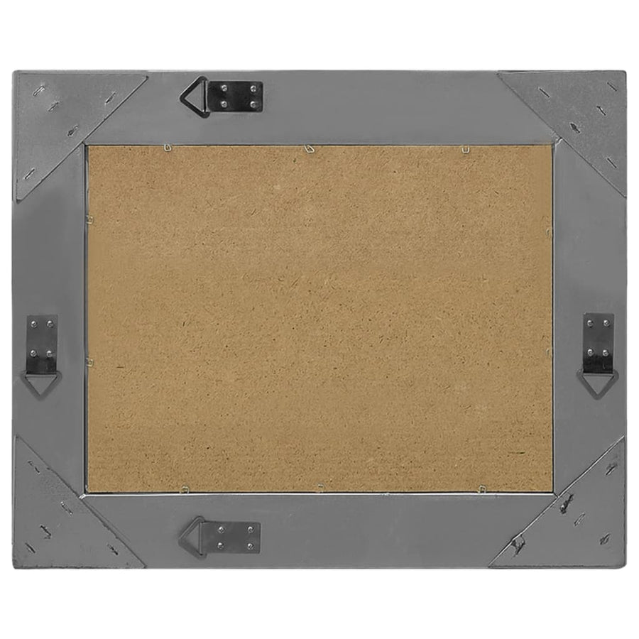 Wall Mirror Baroque Style 60x40 cm Black