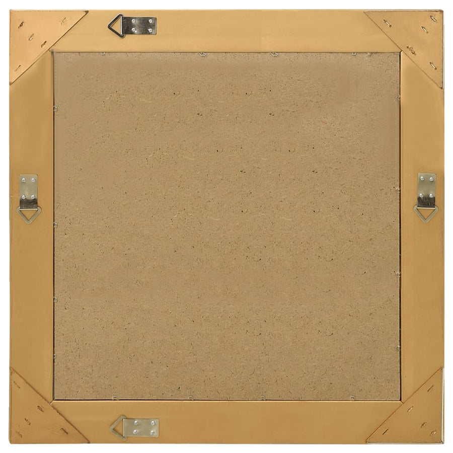 Wall Mirror Baroque Style 60x60 cm Gold