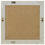 Wall Mirror Baroque Style 60x60 cm Silver