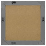 Wall Mirror Baroque Style 60x60 cm Black