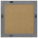 Wall Mirror Baroque Style 60x60 cm Black - Side View