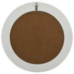 Wall Mirror Baroque Style 50 cm White