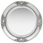 Wall Mirror Baroque Style 50 cm Silver