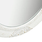 Wall Mirror Baroque Style 50x60 cm White