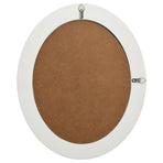 Wall Mirror Baroque Style 50x60 cm White