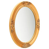 Wall Mirror Baroque Style 50x70 cm Gold - Front View