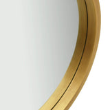 Wall Mirror with Strap 60 cm Gold