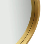 Wall Mirror with Strap 60 cm Gold
