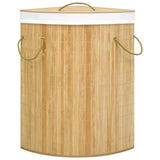 Bamboo Corner Laundry Basket 60 L - Side View
