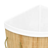 Bamboo Corner Laundry Basket 60 L - 45-Degree Angle