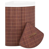 Bamboo Corner Laundry Basket Brown 60 L