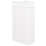 Bamboo Corner Laundry Basket White 60 L