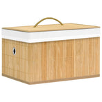Bamboo Storage Boxes 4 pcs