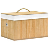 Bamboo Storage Boxes 4 pcs - Front View