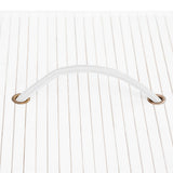 Bamboo Storage Boxes 4 pcs White