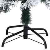 Artificial Christmas Tree with Flocked Snow Green 150 m PVC