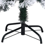 Artificial Christmas Tree with Flocked Snow Green 150 m PVC