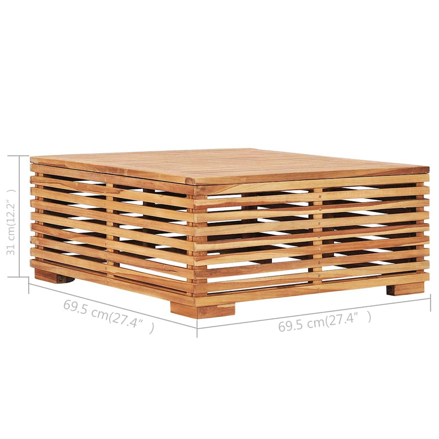5 Piece Garden Lounge Set with Cushions Solid Teak Wood