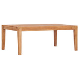 4 Piece Garden Lounge Set with Cushions Solid Wood Teak - Side View