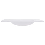 Built-in Wash Basin 750x460x130 mm SMC White - Side View