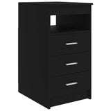 Desk Black 140x50x76 cm Engineered Wood