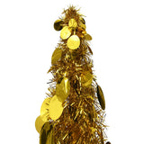 Pop-up Artificial Christmas Tree Gold 120 cm PET