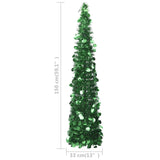 Pop-up Artificial Christmas Tree Green 150 cm PET - 45-Degree Angle