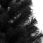 Artificial Christmas Tree with Stand Black 150 cm PVC