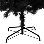 Artificial Christmas Tree with Stand Black 180 cm PVC