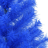 Artificial Christmas Tree with Stand Blue 150 cm PVC - 45-Degree Angle